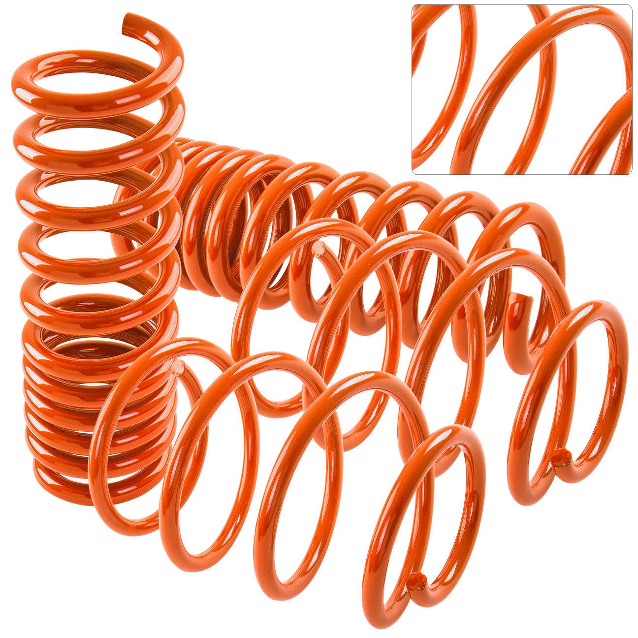 Chevrolet Camaro V8 2016-2021 Lowering Springs Orange (Front ~1.25" / Rear ~1.5") - Parts Agent