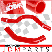 Chevrolet Camaro V8 M/T 1967-1969 / Pontiac Firebird V8 M/T 1967-1969 Silicone Radiator Hoses Red - Parts Agent
