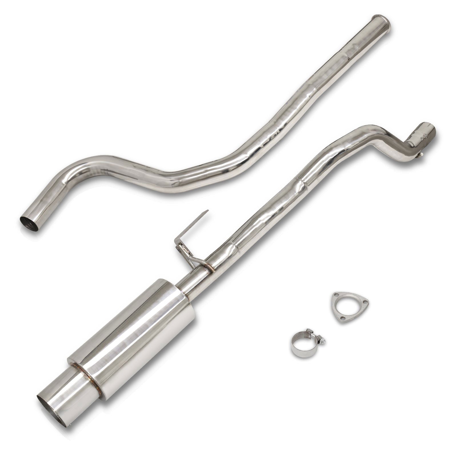 Chevrolet Cavalier 1995-2002 / Pontiac Sunfire 1995-2002 Stainless Steel Catback Exhaust System (Piping: 2.5" / 65mm | Tip: 4.5") - Parts Agent