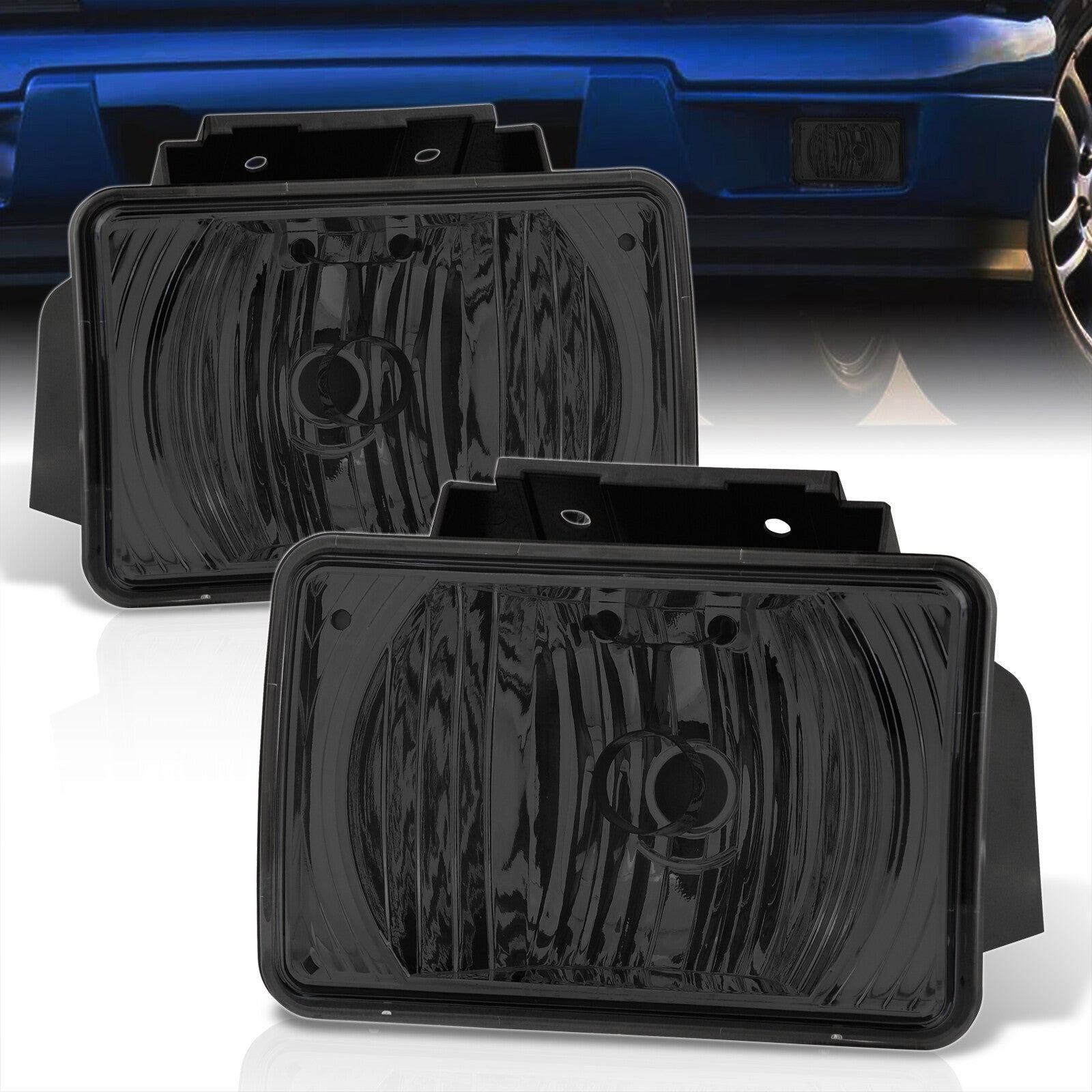 Chevrolet Colorado 2004-2012 Front Fog Lights Smoked Len (No Switch & Wiring Harness) - Parts Agent