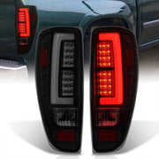 Chevrolet Colorado 2004-2012 LED Bar Tail Lights Black Housing Smoke Len White Tube - Parts Agent