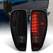 Chevrolet Colorado 2004-2012 LED Tail Lights Chrome Housing Smoke Len - Parts Agent
