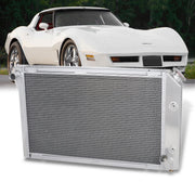 Chevrolet Corvette C3 5.0L 5.7L 1977-1982 Manual Transmission Aluminum Radiator - Parts Agent