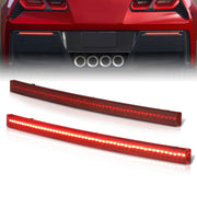 Chevrolet Corvette C7 2014-2019 Rear Red LED Reflector Light Red Len - Parts Agent