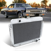 Chevrolet Impala 1963-1968 / Bel Air 1963-1968 / El Camino 1964-1947 I6 / V8 Manual Transmission Aluminum Radiator - Parts Agent