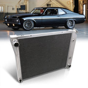 Chevrolet Nova 5.0L 5.7L 1973-1974 / Buick Apollo 5.7L 1973-1974 / Oldsmobile Omega 4.1L 5.7L 1973-1974 / Pontiac Ventura 5.7L 1973-1974 Oldsmobile 98 5.7L 1973 Manual Transmission Aluminum Radiator - Parts Agent