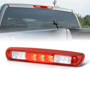 Chevrolet Silverado 1500 2007-2013 / Silverado 2500 3500 2007-2014 / GMC Sierra 1500 2007-2013 / Sierra 2500 3500 2007-2014 / Hummer H3T 2009-2010 LED 3rd Brake Light Chrome Housing Red Clear Len - Parts Agent