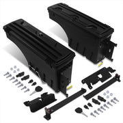 Chevrolet Silverado 1500 2007-2018 / GMC Sierra 1500 2007-2018 2-Piece Left & Right Truck Bed Storage Box Side Swing Cases - Parts Agent