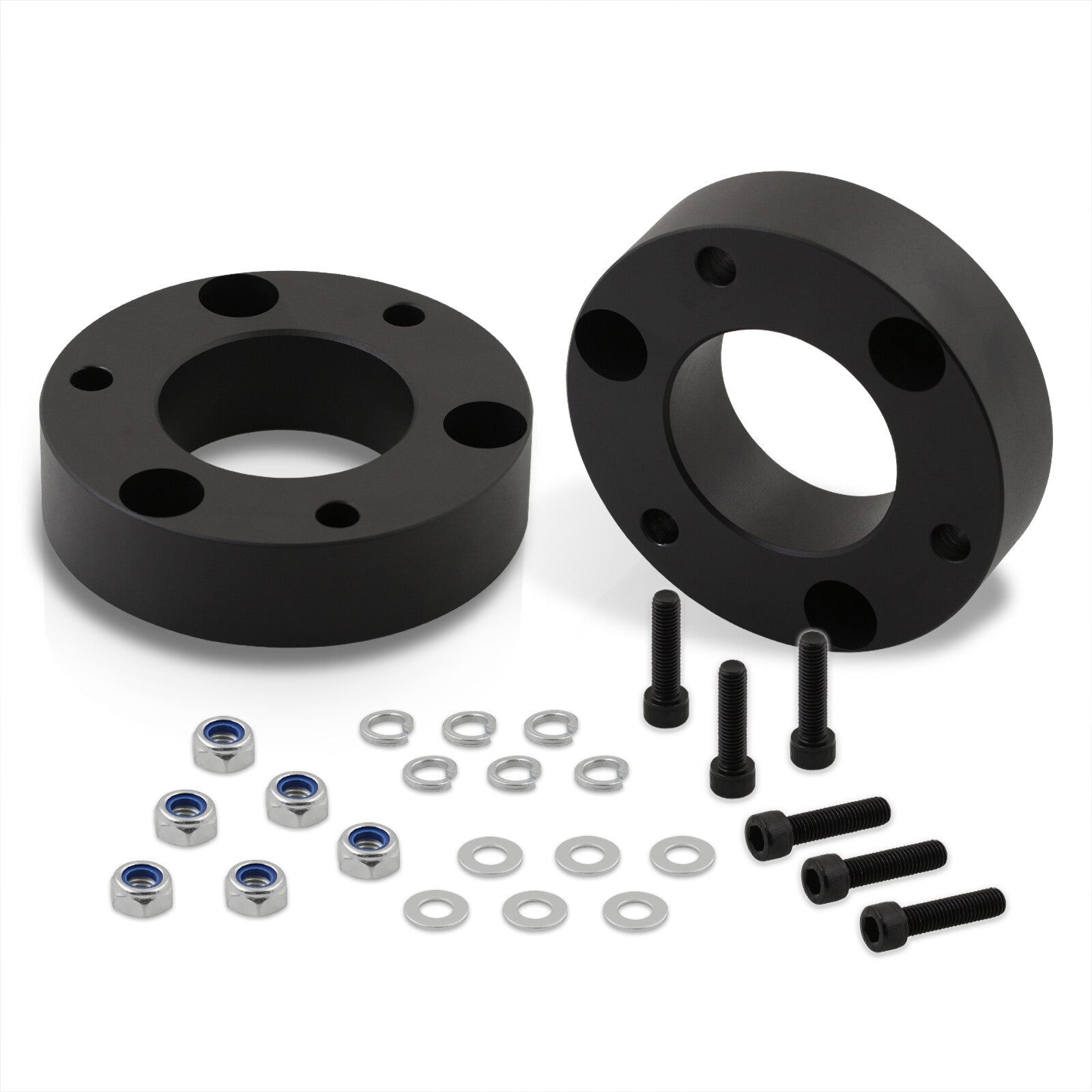 Chevrolet Silverado 1500 2007-2023 / Avalanche 2007-2013 / Suburban 1500 2007-2021 / Tahoe 2007-2021 / GMC Sierra 1500 2007-2023 / Yukon 2007-2021 2.5" Front Leveling Lift Kit Black - Parts Agent