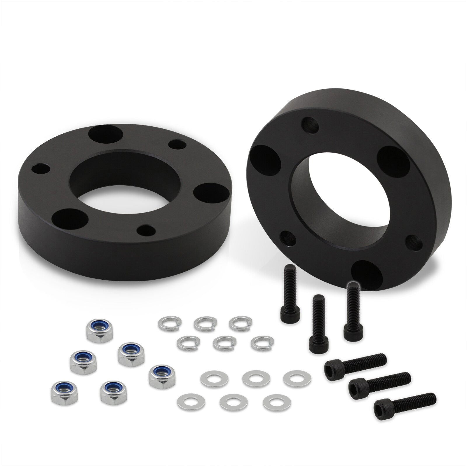 Chevrolet Silverado 1500 2007-2023 / Avalanche 2007-2013 / Suburban 1500 2007-2021 / Tahoe 2007-2021 / GMC Sierra 1500 2007-2023 / Yukon 2007-2021 2" Front Leveling Lift Kit Black - Parts Agent
