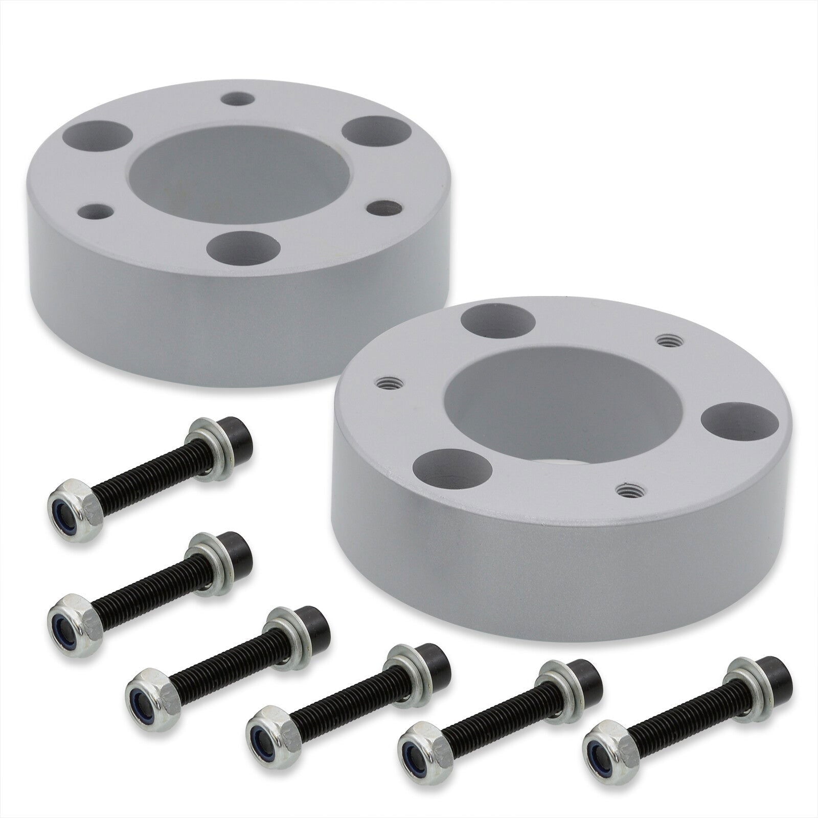 Chevrolet Silverado 1500 2007-2023 / Avalanche 2007-2013 / Suburban 1500 2007-2021 / Tahoe 2007-2021 / GMC Sierra 1500 2007-2023 / Yukon 2007-2021 2" Front Leveling Lift Kit Silver - Parts Agent