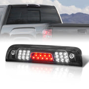 Chevrolet Silverado 1500 2014-2018 / 2500HD 3500HD 2015-2019 / GMC Sierra 1500 2014-2018 / 2500HD 3500HD 2015-2019 LED 3rd Brake Light Black Housing Clear Len - Parts Agent