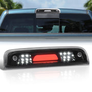 Chevrolet Silverado 1500 2014-2018 / 2500HD 3500HD 2015-2019 / GMC Sierra 1500 2014-2018 / 2500HD 3500HD 2015-2019 LED Bar 3rd Brake Light Black Housing Clear Len (Version 2) - Parts Agent