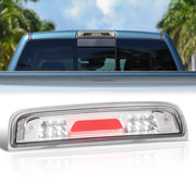 Chevrolet Silverado 1500 2014-2018 / 2500HD 3500HD 2015-2019 / GMC Sierra 1500 2014-2018 / 2500HD 3500HD 2015-2019 LED Bar 3rd Brake Light Chrome Housing Clear Len (Version 2) - Parts Agent