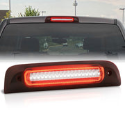 Chevrolet Silverado 1500 2014-2018 / 2500HD 3500HD 2015-2019 / GMC Sierra 1500 2014-2018 / 2500HD 3500HD 2015-2019 Strobe LED 3rd Brake Light Chrome Housing Red Len (Version 3) - Parts Agent