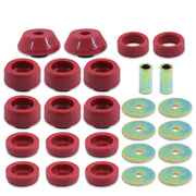 Chevrolet Silverado 1500 4WD 2007-2013 / GMC Sierra 1500 4WD 2007-2013 Body Mount Bushings Kit Red - Parts Agent