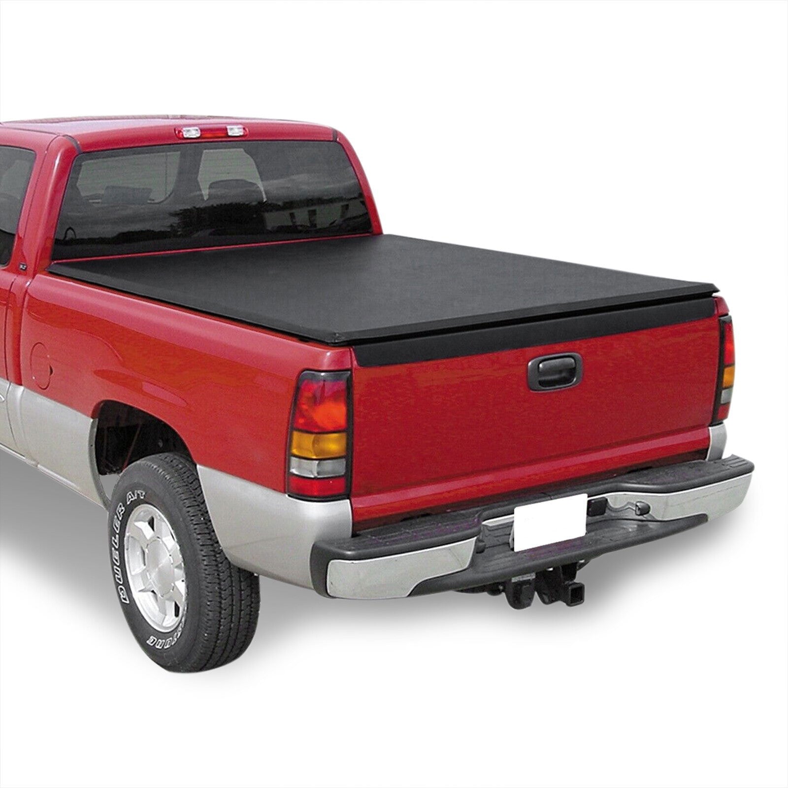 Chevrolet Silverado 1500 5.8FT 2004-2007 / GMC Sierra 1500 5.8FT 2004-2007 Soft 4 Fold Truck Tonneau Bed Cover (Extra Short Bed 5´8") - Parts Agent