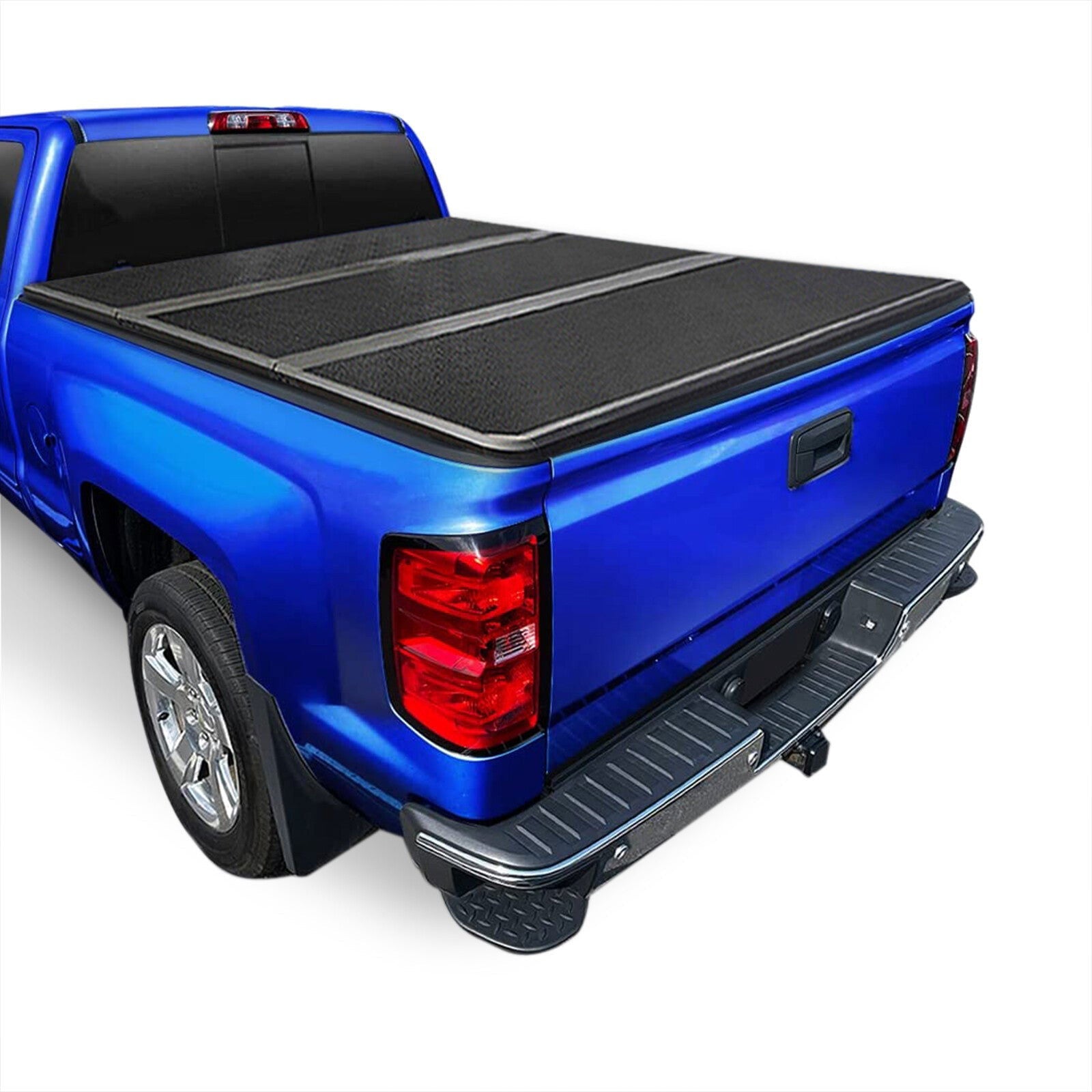 Chevrolet Silverado 1500 5.8FT 2007-2013 / GMC Sierra 1500 5.8FT 2007-2013 Hard Tri Fold Truck Tonneau Bed Cover (Extra Short Bed 5´8") - Parts Agent