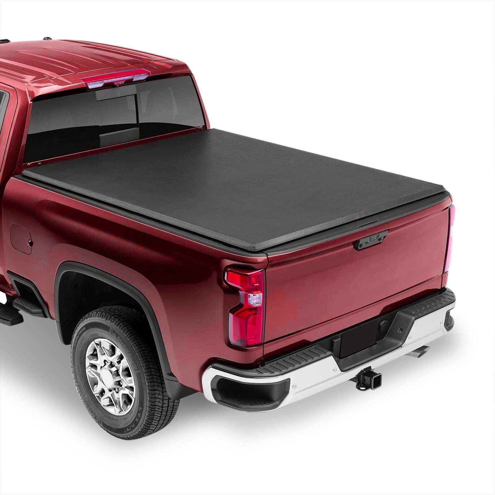 Chevrolet Silverado 1500 5.8FT 2019-2022 / GMC Sierra 1500 5.8FT 2019-2022 Soft Tri Fold Truck Tonneau Bed Cover (Extra Short Bed 5´8") - Parts Agent