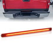 Chevrolet Silverado 2500HD 2001-2014 / Silverado 3500HD 2007-2014 / GMC Sierra 2500HD 2001-2014 / Sierra 3500HD 2007-2014 Rear LED Tailgate Light Red Len - Parts Agent