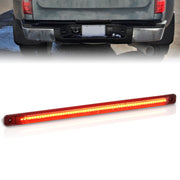 Chevrolet Silverado 2500HD 2001-2014 / Silverado 3500HD 2007-2014 / GMC Sierra 2500HD 2001-2014 / Sierra 3500HD 2007-2014 Rear LED Tailgate Light Smoked Len - Parts Agent
