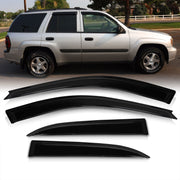 Chevrolet Trailblazer 2002-2006 / Isuzu Ascender 2003-2008 / GMC Envoy XL 2002-2006 Regular Cab 4 Door Tape On Window Visors (Excluding EXT Models) - Parts Agent