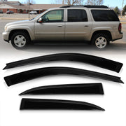 Chevrolet Trailblazer EXT 2002-2006 Extended Cab 4 Door Tape On Window Visors - Parts Agent