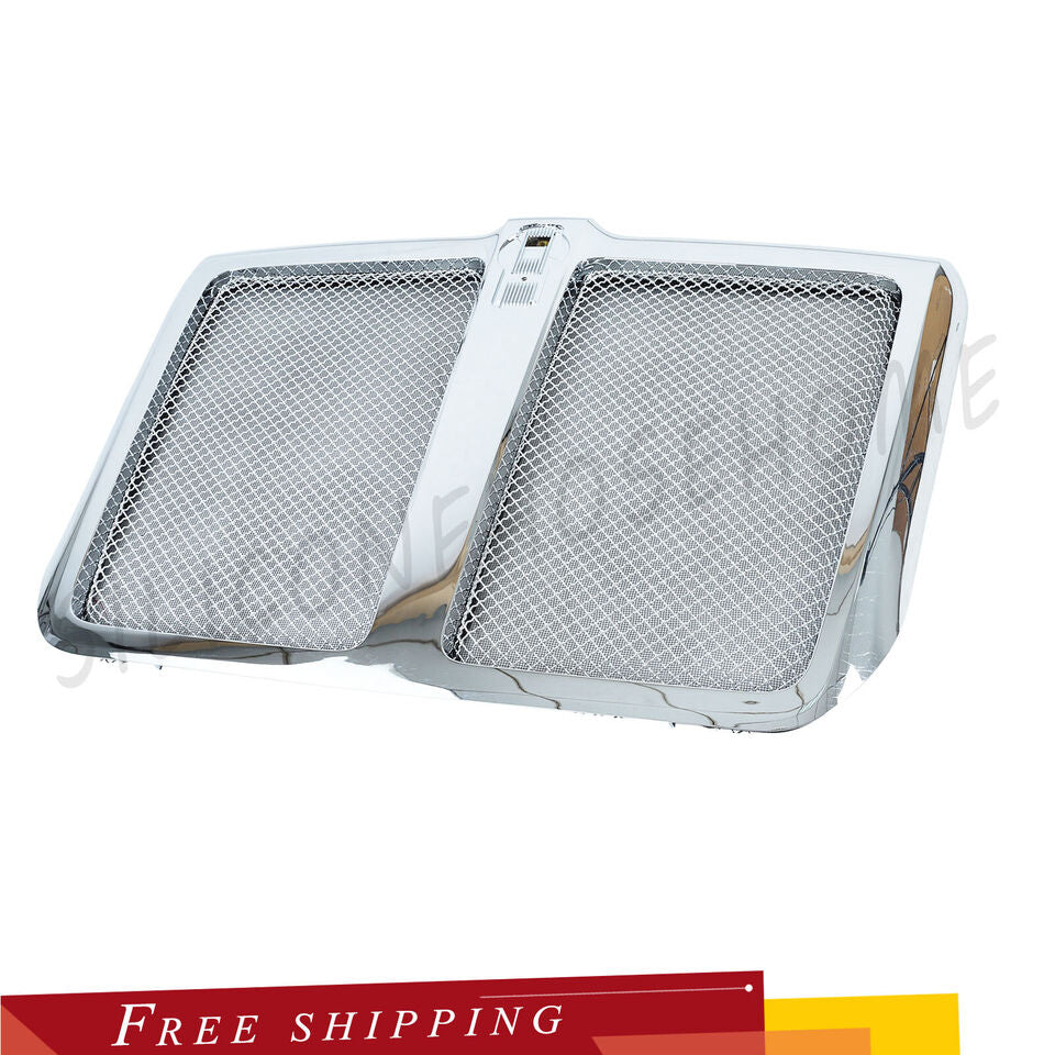 Chrome Grille Frame w/ Bug Screen Fit Kenworth T680  L29-6155-100 L45-6064-110 - Parts Agent