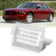 Chrylser / Dodge 1-Piece Interior White SMD LED Door Courtesy Lights Clear Len - Parts Agent