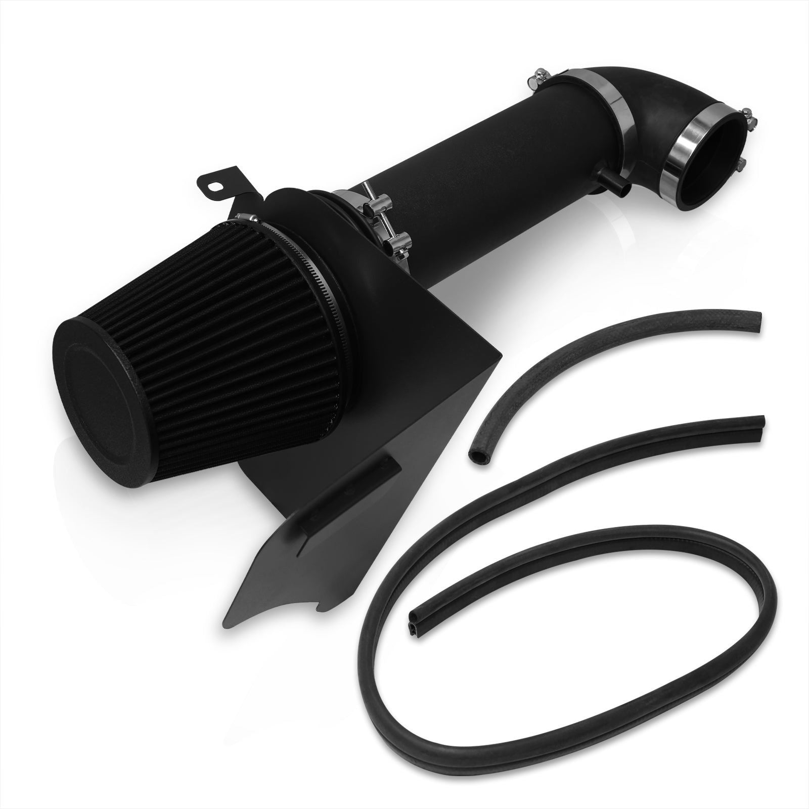 Chrysler 300C 2005-2010 / Dodge Charger 2006-2010 / Challenger 2008-2010 / Magnum 2005-2008 5.7L 6.1L V8 Cold Air Intake Black + Heat Shield - Parts Agent