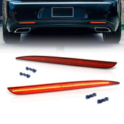 Chrysler 300 300C 2015-2022 Rear Red LED Reflector Lights Red Len - Parts Agent