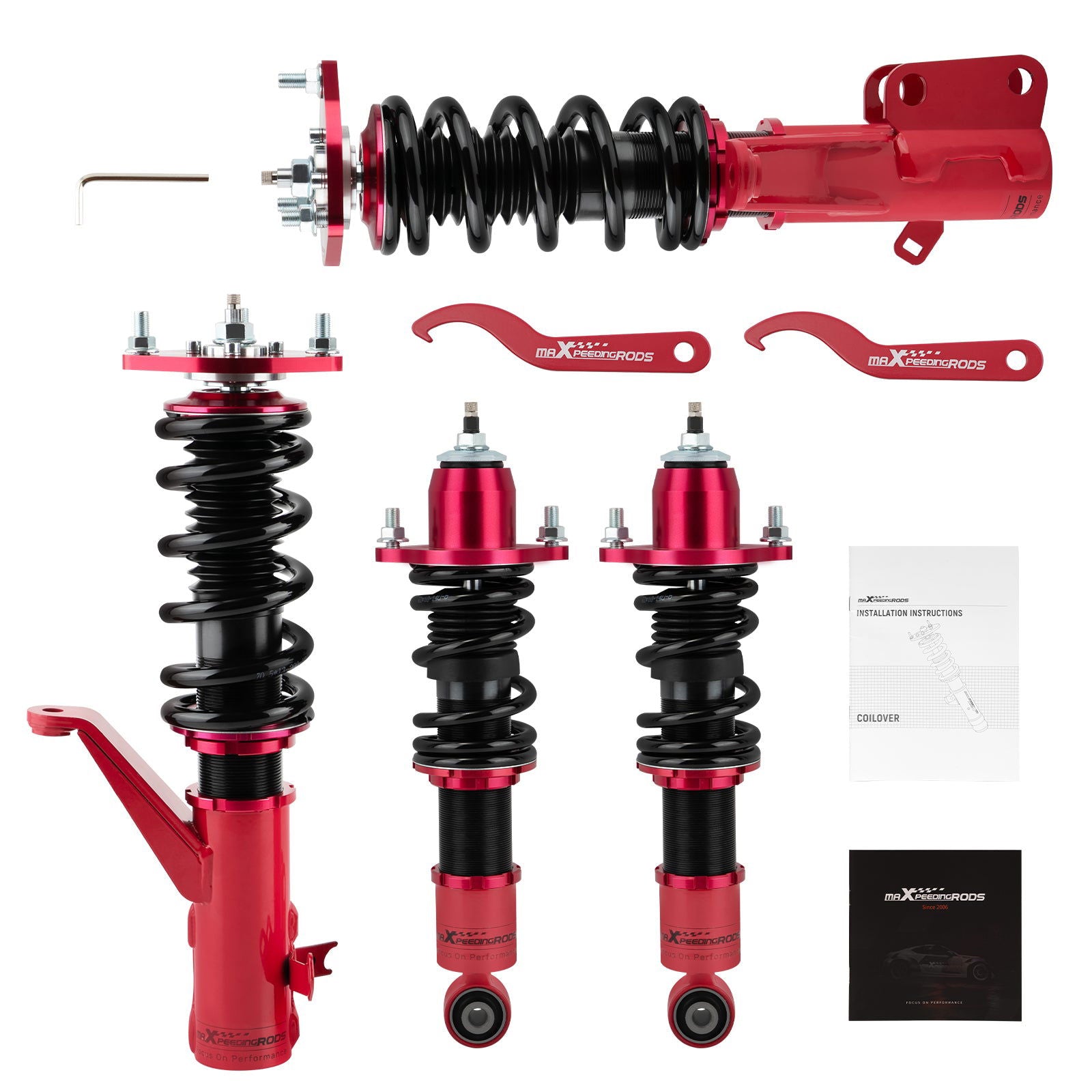 Coilover Suspension Kits Honda Civic (EM2) 2001-2005 Shock Strut Adj. Damper lowering kit - Parts Agent