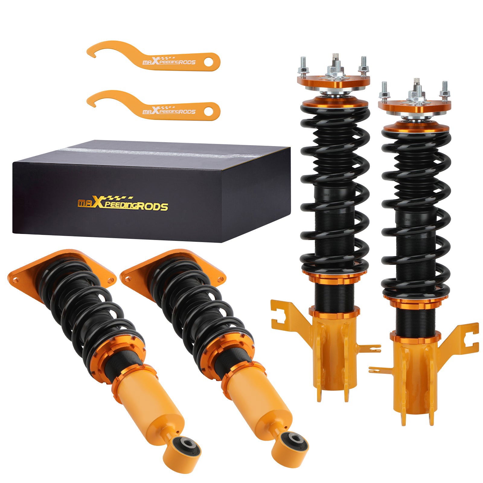 Coilovers 24-way Damping Strut Coil Spring Nissan Sentra 00-06 Shock lowering kit - Parts Agent