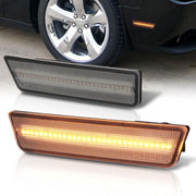 Dodge Challenger 2008-2014 Front Amber LED Side Marker Clear Len - Parts Agent
