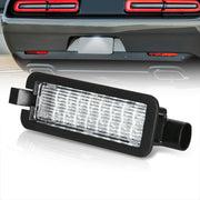 Dodge Charger 2015-2022 / Challenger 2015-2022 / Chrysler 300 2015-2022 White SMD LED License Plate Lights Clear Len - Parts Agent