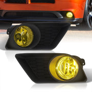 Dodge Charger (Not Compatible for SRT Models) 2011-2014 Front Fog Lights Yellow Len (No Switch & Wiring Harness) - Parts Agent