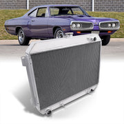 Dodge Coronet V8 1968-1973 / Challenger V8 1970-1974 / Charger V8 1968-1973 Manual Transmission Aluminum Radiator - Parts Agent