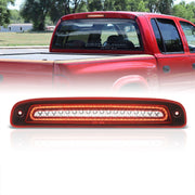 Dodge Dakota 1997-2007 Strobe LED 3rd Brake Light Chrome Housing Red Len - Parts Agent