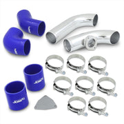 Dodge Neon SRT-4 2003-2005 Bolt-On Aluminum Polished Piping Kit with Type-RS / Type-S BOV Flange + Blue Couplers - Parts Agent