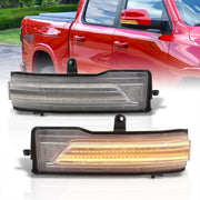 Dodge RAM 1500 2019-2022 Front Amber Sequential LED Side Mirror Signal Marker Lights Clear Len (Models With Turn Signal Lights & Will Not Fit Models With Towing Mirrors) - Parts Agent