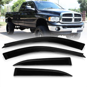 Dodge Ram 1500 2002-2008 / Ram 2500 3500 2003-2009 Quad Cab 4 Door Tape On Window Visors - Parts Agent