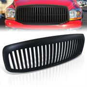 Dodge Ram 1500 2006-2008 / 2500 3500 2007-2009 Vertical Style Front Grille Black - Parts Agent