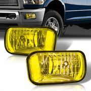 Dodge Ram 1500 2009-2012 / Ram 2500 3500 2010-2018 Front Fog Lights Yellow Len (No Switch & Wiring Harness) - Parts Agent