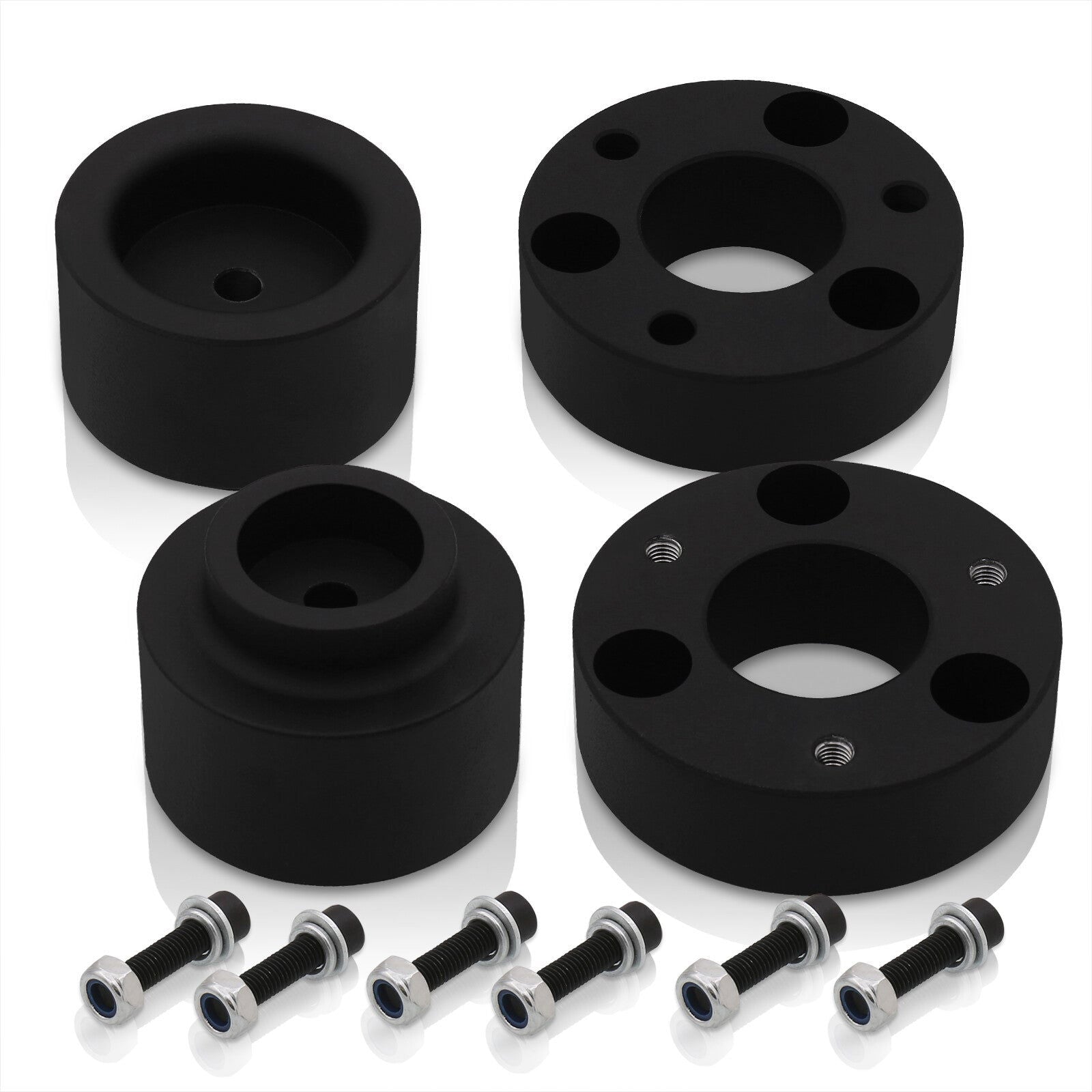 Dodge Ram 1500 2009-2020 4WD 2" Front 2" Rear Leveling Lift Kit Black - Parts Agent