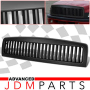 Dodge Ram 1500 2500 3500 Abs Black Vertical Style Front Bumper Grille Replacement - Parts Agent