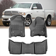 Dodge Ram 1500 Crew Cab 2009-2017 All Weather Guard 3D Floor Mat Liner - Parts Agent