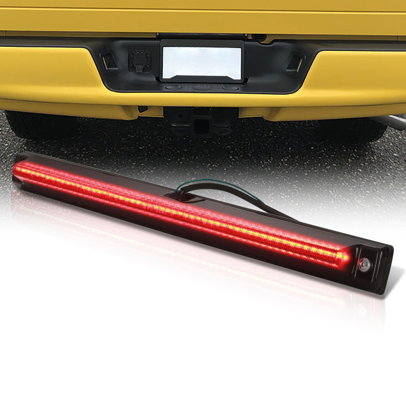 Dodge Ram 2500 3500 2006-2014 Rear LED Tailgate Light Smoked Len - Parts Agent