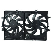 Dual AC Condenser Radiator Cooling Fan For 2009-2016 Audi A4 A5 S4 S5 Q5 Quattro - Parts Agent