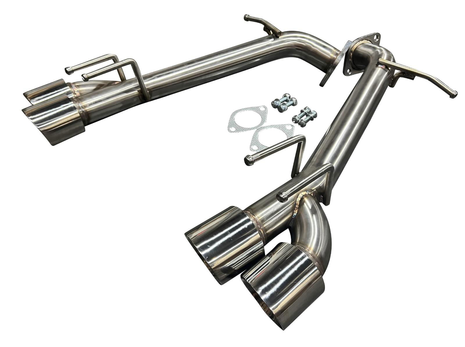 Dual Axle Back Delete Exhaust For Toyota Camry 2.5L 3.5L 2018-2023 Muffler Removal Kit - Parts Agent