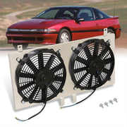 Eagle Talon 1990-1994 / Mitsubishi Eclipse 1990-1994 / Plymouth Laser 1990-1994 M/T Aluminum Radiator Dual Fan Shroud - Parts Agent